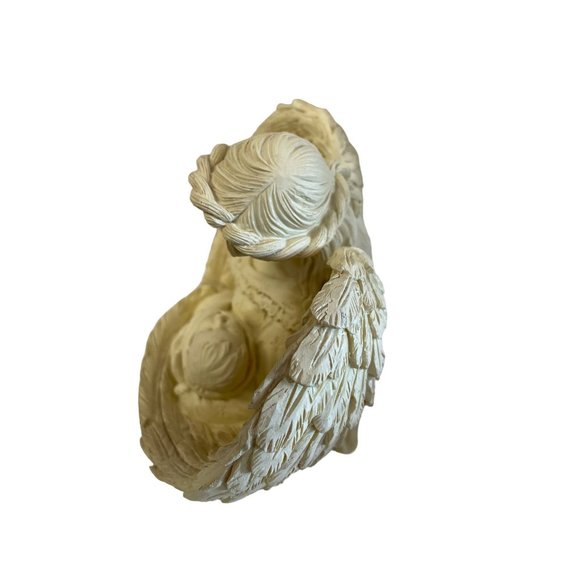 Angelstar Essence Of Love Angel Baby White Cream Comfort Figurine Decoration 7x7 - Picture 8 of 15